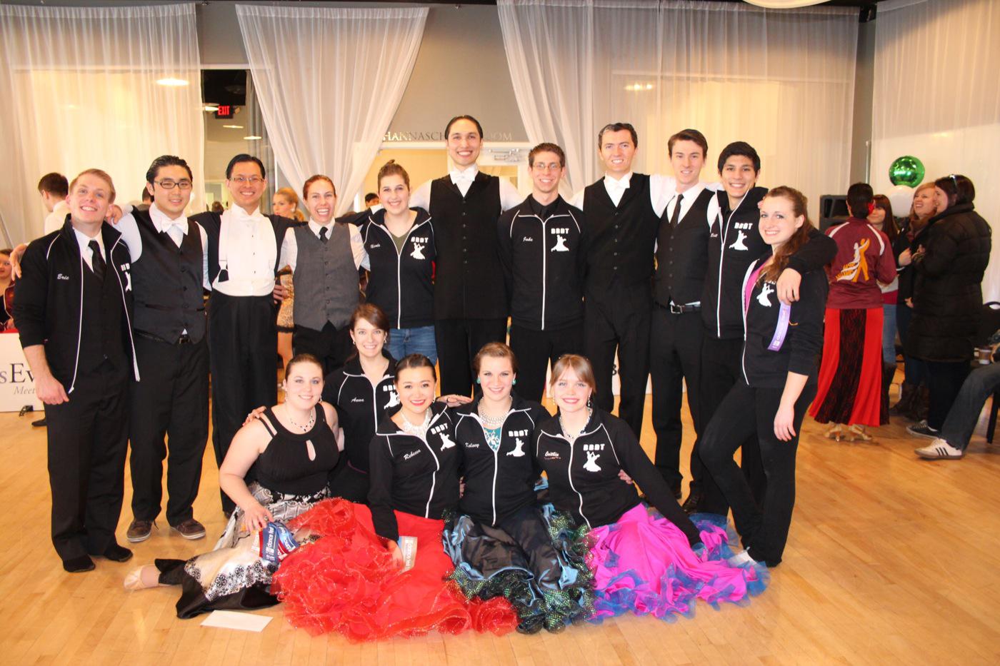 Madison's ballroom team